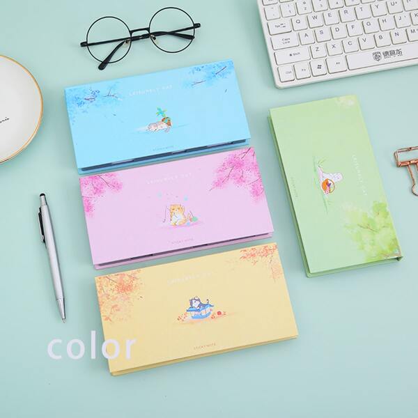 

1box Cartoon Graphic Random Sticky Note, Multicolor