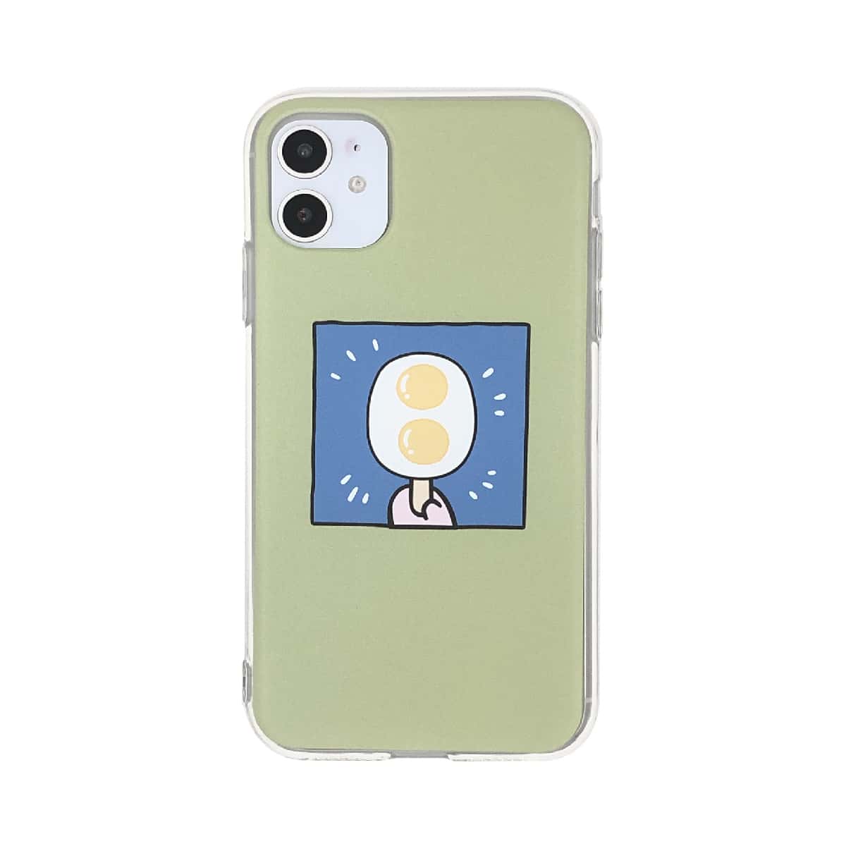 

1pc Cartoon Graphic iPhone Case, Multicolor