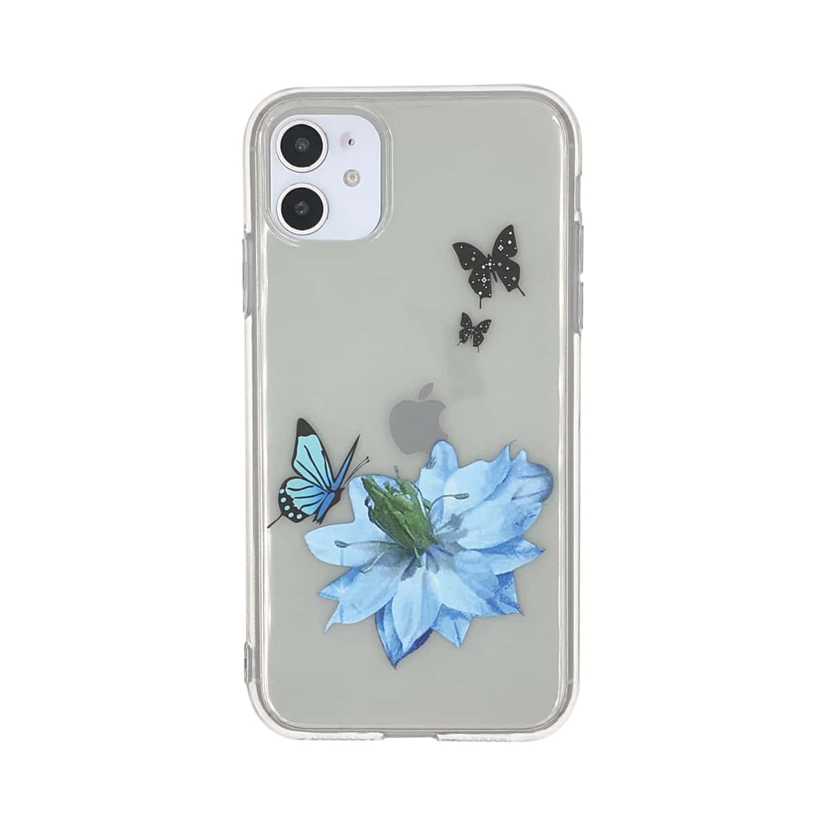 

1pc Flower Print iPhone Case, Multicolor