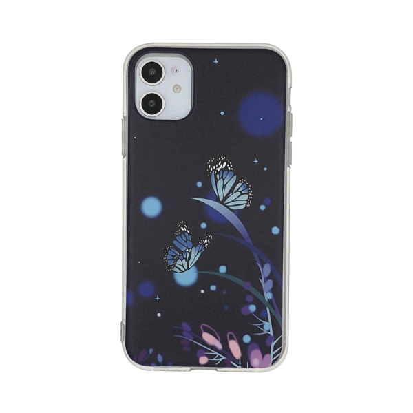 

1pc Butterfly Print iPhone Case, Multicolor