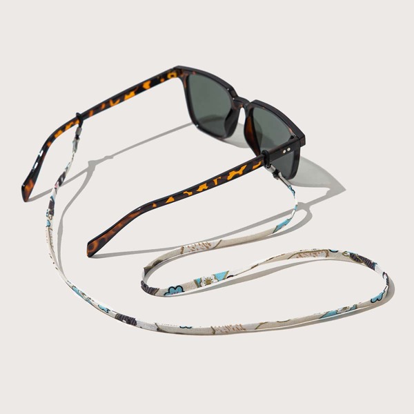 

Flower Pattern Glasses Chain, Multicolor