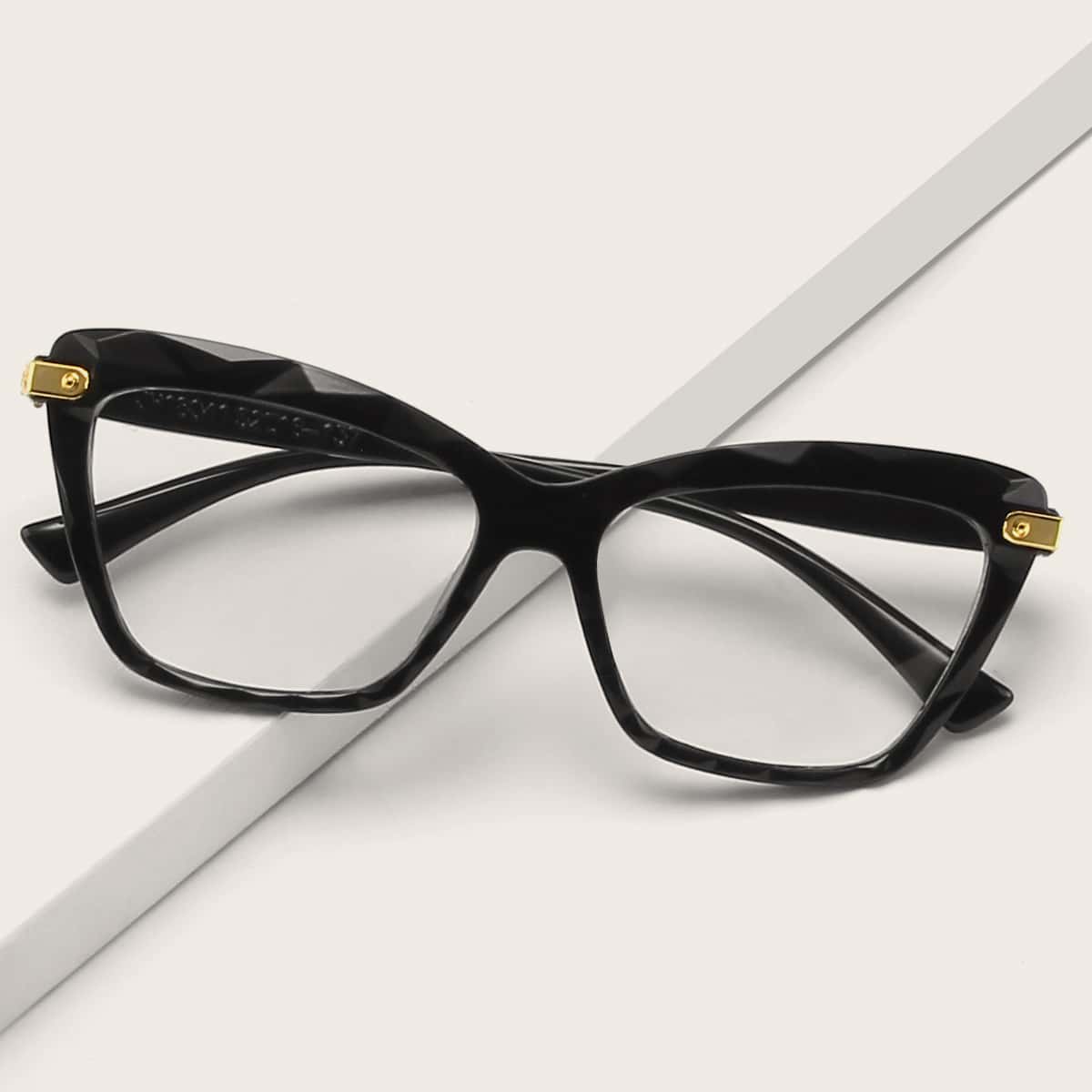 

Acrylic Frame Optical Glasses, Clear
