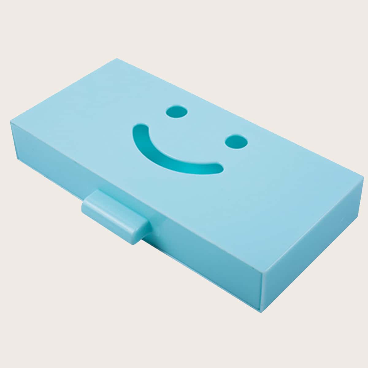

1pc Hollow Pencil Box, Blue