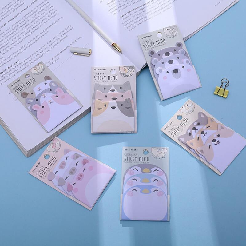 

1pack Cartoon Graphic Random Sticky Note, Multicolor