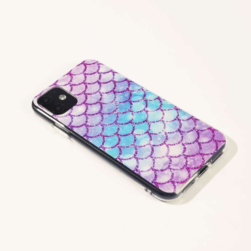 

Fish Scales Pattern iPhone Case, Multicolor