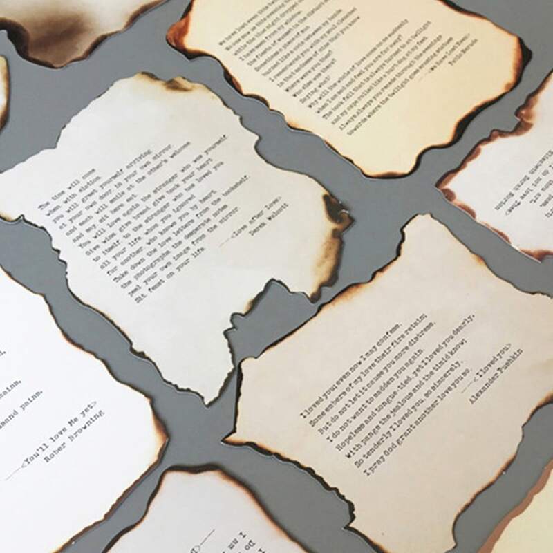 

30sheets Vintage Poetry Postcard, Multicolor