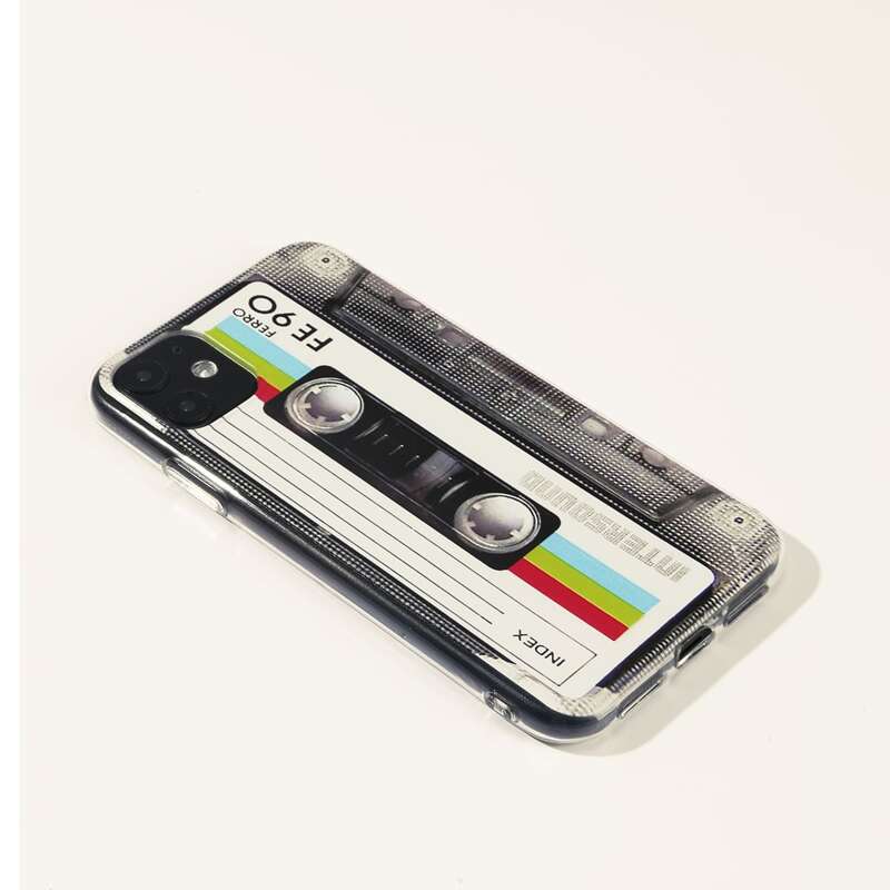 

Audio Tape Shaped iPhone Case, Multicolor