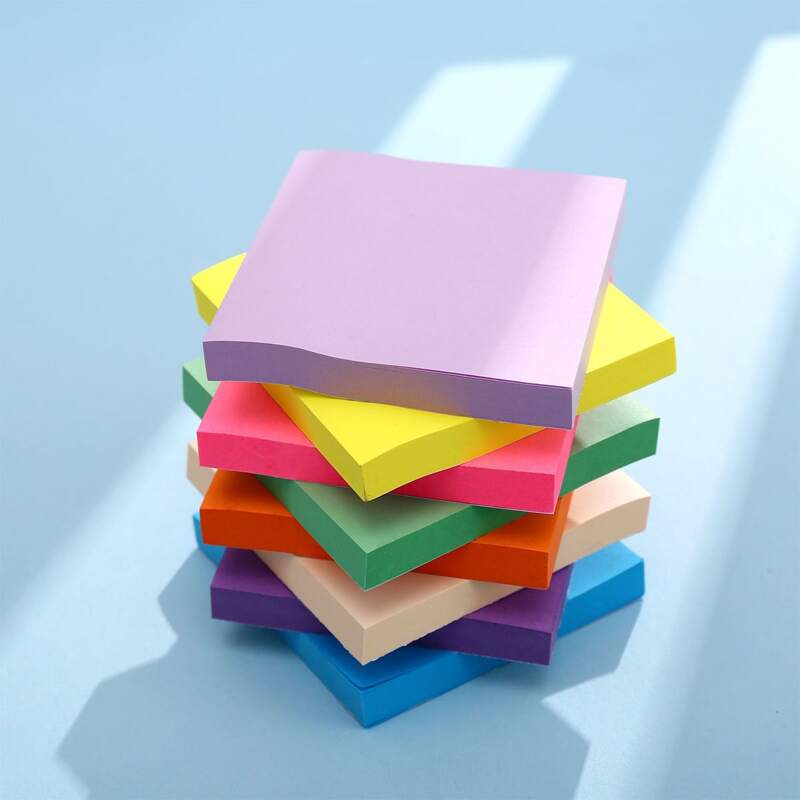 

1pc Random Color Sticky Note, Multicolor