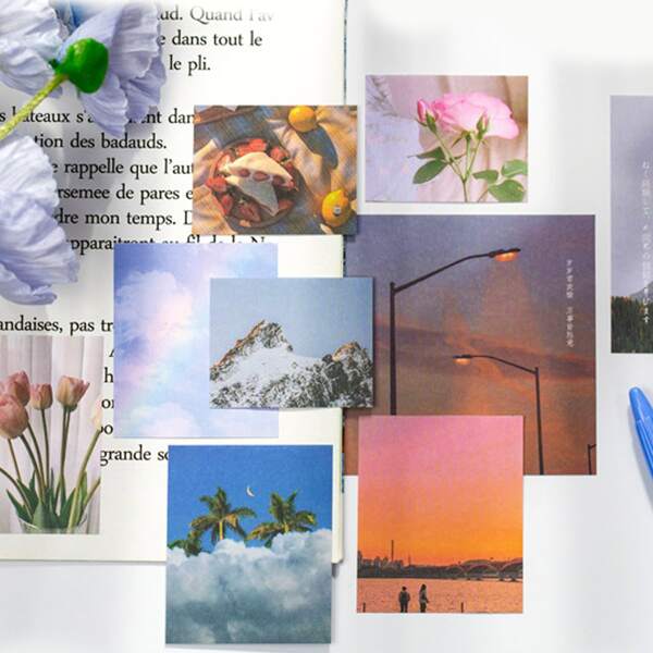

1pack Mixed Pattern Random Sticky Note, Multicolor