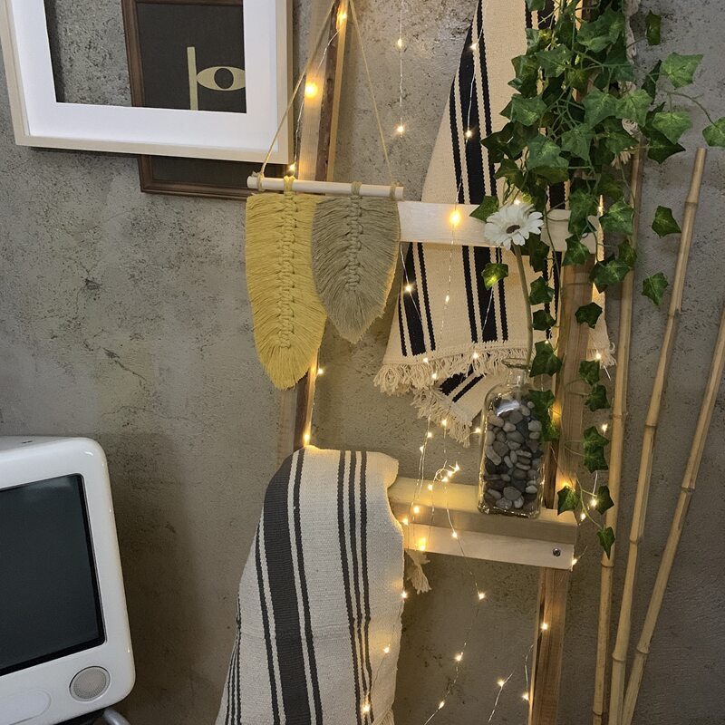 

1pc Boho Macrame Tassel Wall Decor, Multicolor