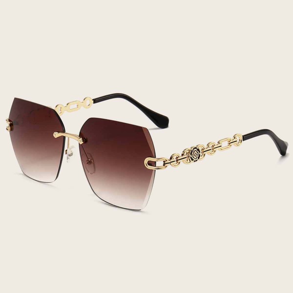 

Tinted Lens Rimless Sunglasses