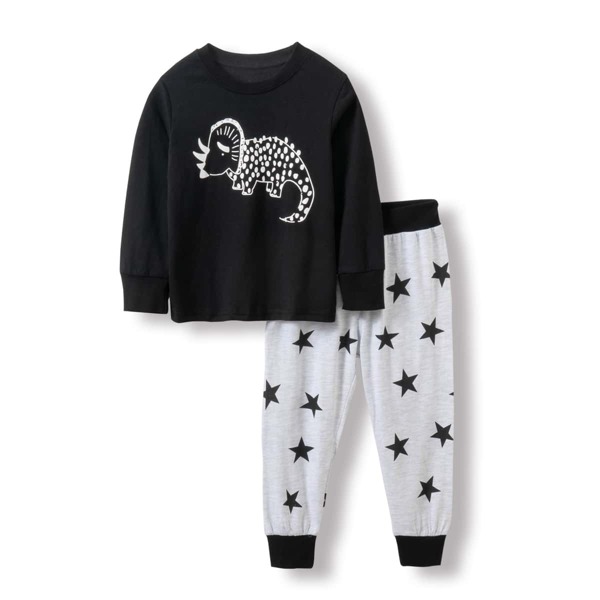 

Toddler Girls Cartoon Graphic PJ Set, Multicolor