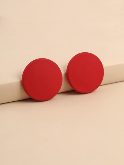 1雙日常黑色方形時尚耳環適合女士,商業旅行工作禮品適用於節日或者生日