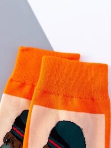 Calcetines de hombres con dibujos animados - Multicolor - Ver 2