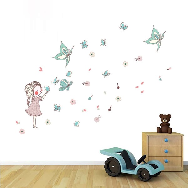 

Kids Cartoon Graphic Wall Sticker, Multicolor