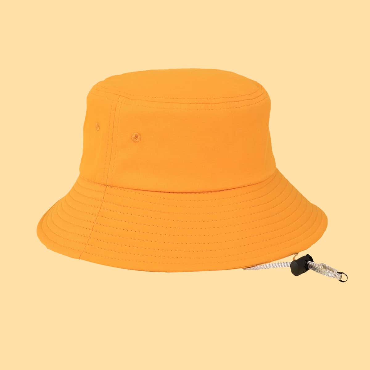 

Simple Solid Bucket Hat, Orange