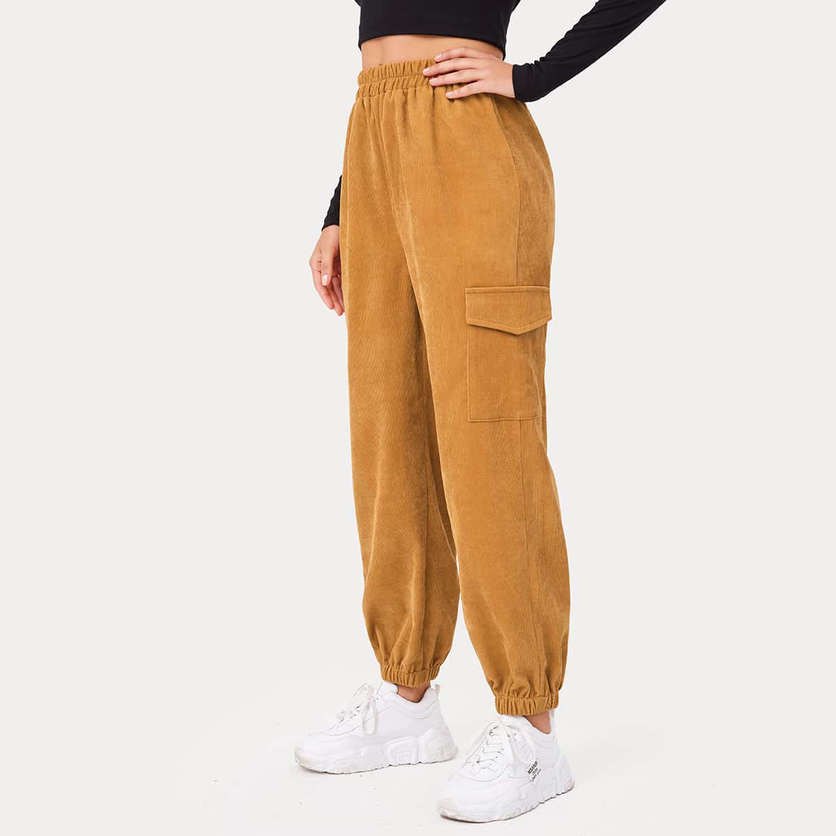 

Corduroy Cargo Pants, Ginger