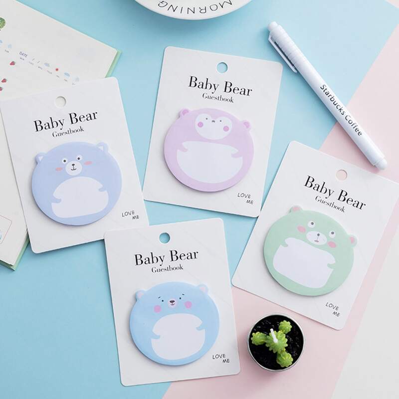 

1pc Cartoon Graphic Random Sticky Note, Multicolor