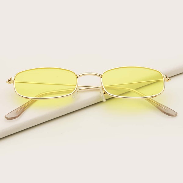 

Men Metal Frame Sunglasses, Yellow