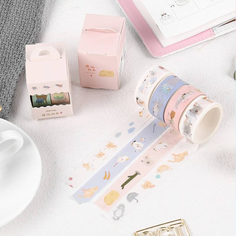 

2rolls Cartoon Graphic Random DIY Tape, Multicolor