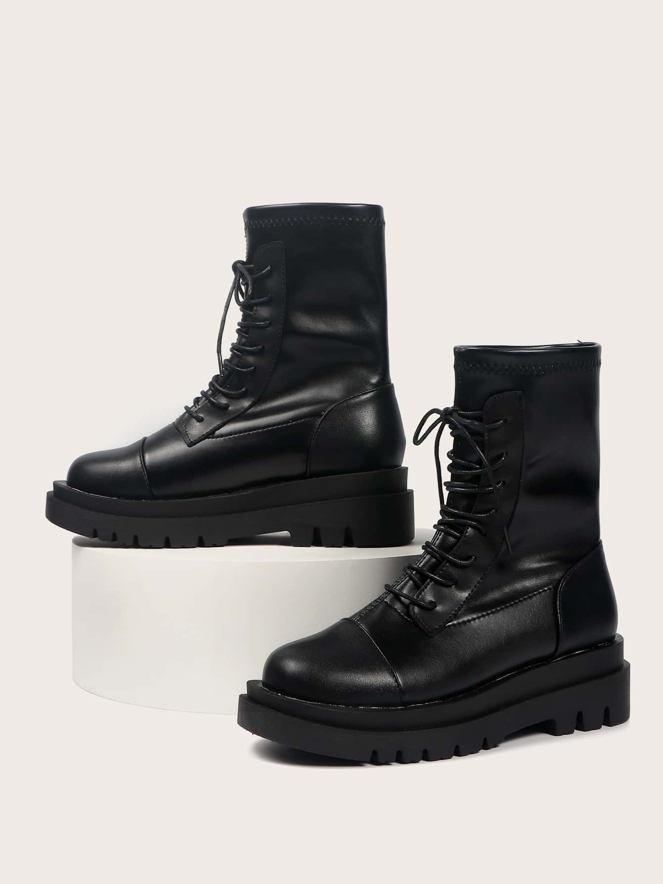wide fit combat boots