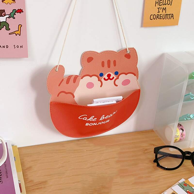 

1pc Cartoon Design Hanging Storage Bag, Multicolor