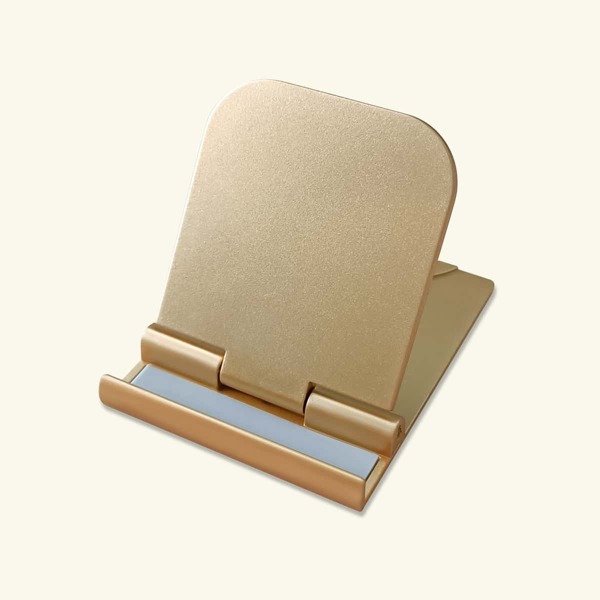 

1pc Desktop Portable Phone Holder, Gold