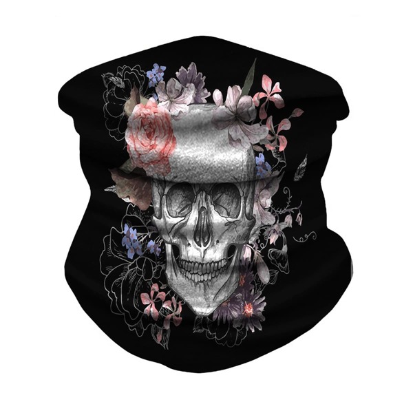 

Skull Pattern Sun Protection For The Face, Multicolor
