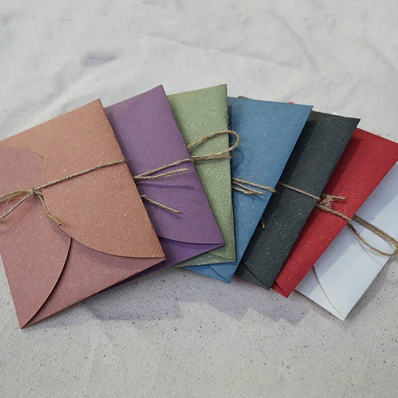 

7pcs Plain Random Envelope, Multicolor