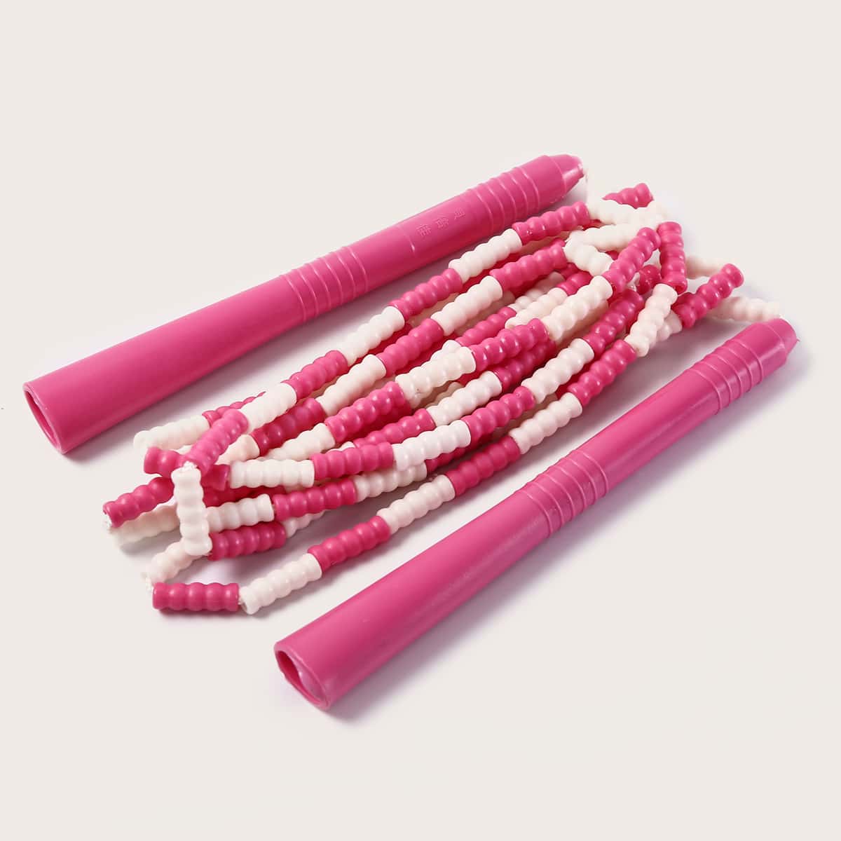 

1pc Two Tone Sports Skipping Rope, Pink