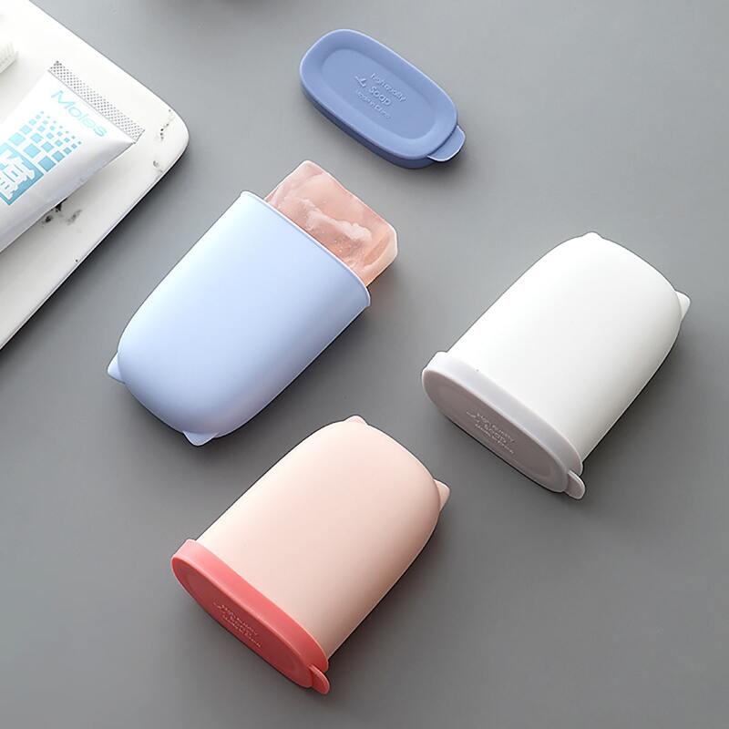 

1pc Portable Random Soap Box, Multicolor