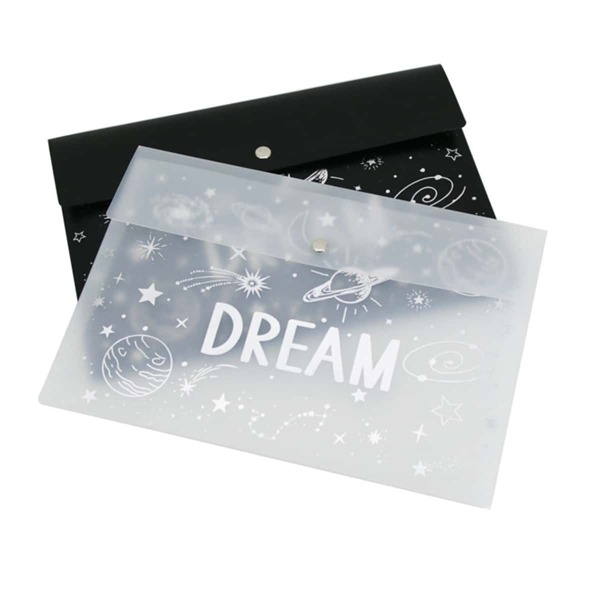 

1pc Planet Print Random File Pocket, Multicolor