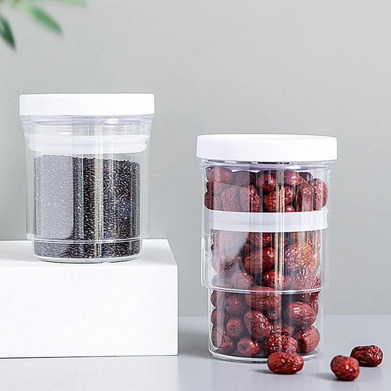 

1pc Adjustable Clear Food Sealed Container