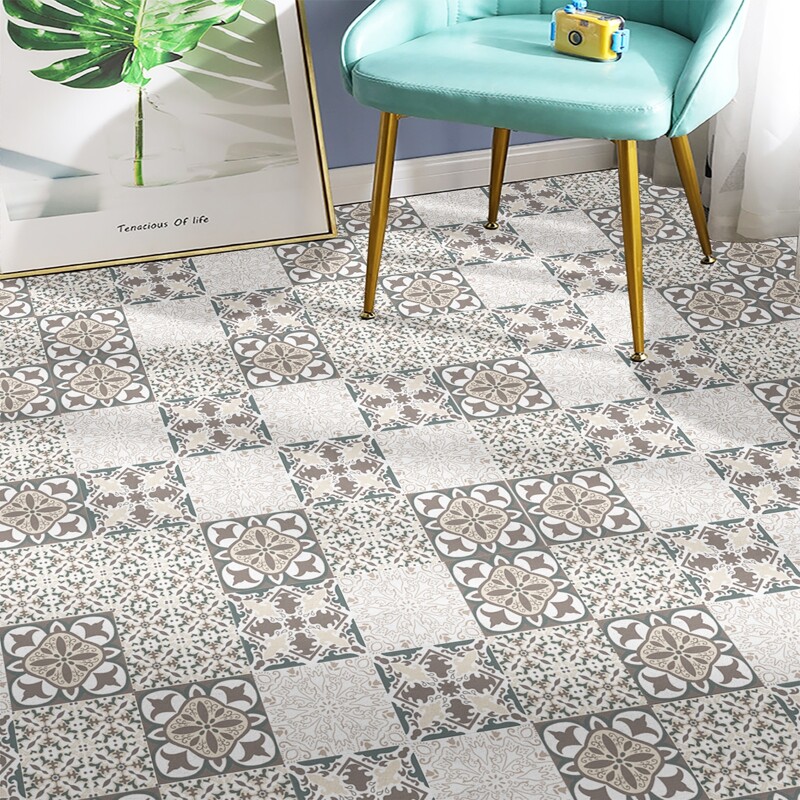 

4pcs Patchwork Pattern Carpet, Multicolor