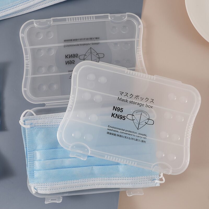 

1pc Clear Face Cover Storage Box