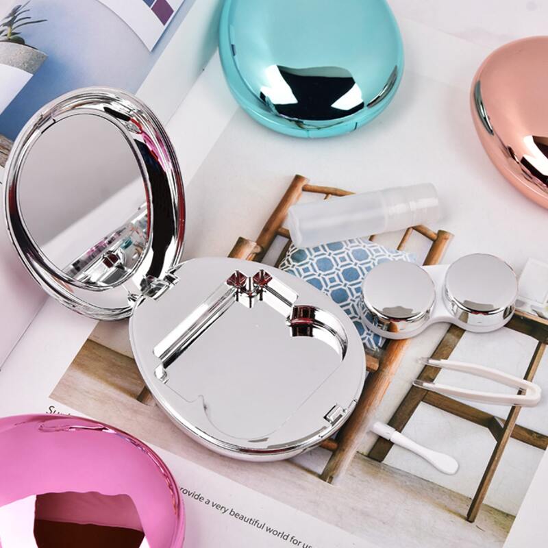 

1pc Plain Random Color Contact Lens Case, Multicolor