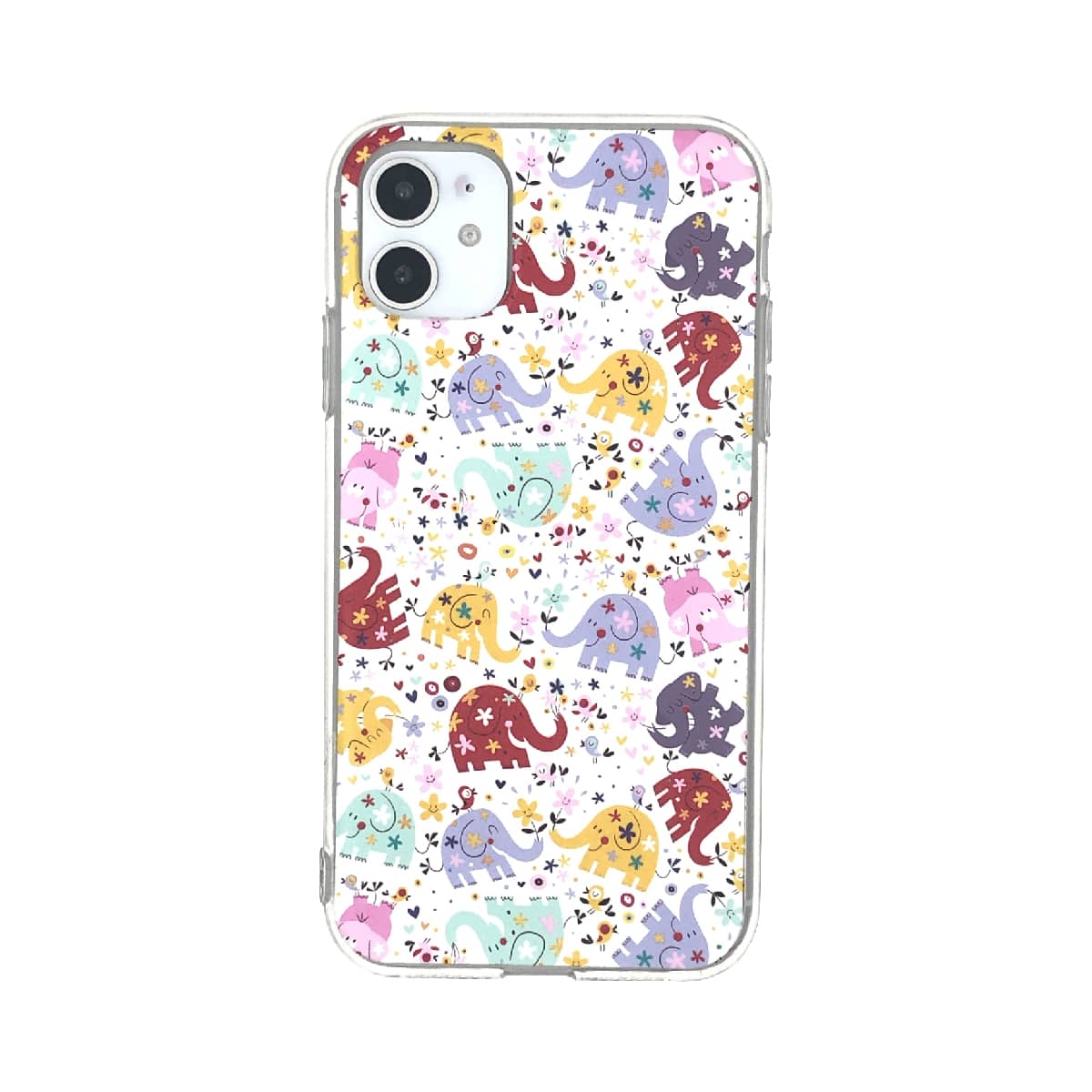 

1pc Cartoon Graphic iPhone Case, Multicolor