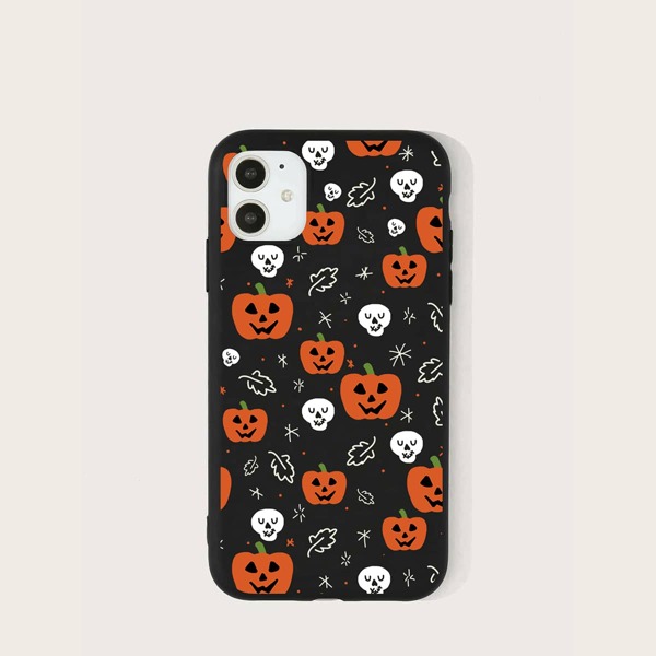 

Чехол для iPhone с рисунком Хэллоуина 1шт, Чёрный