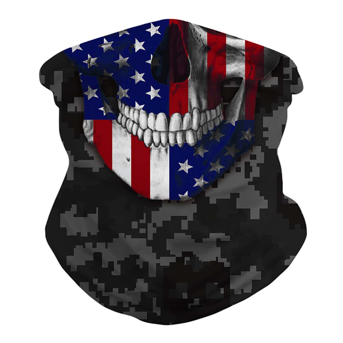

Skull Pattern Sun Protection For The Face, Multicolor