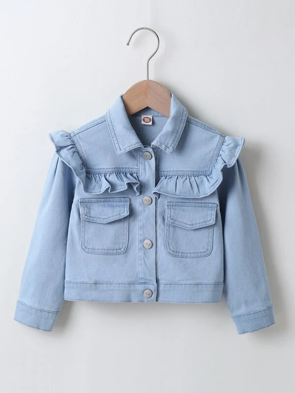 denim jacket for girl shein