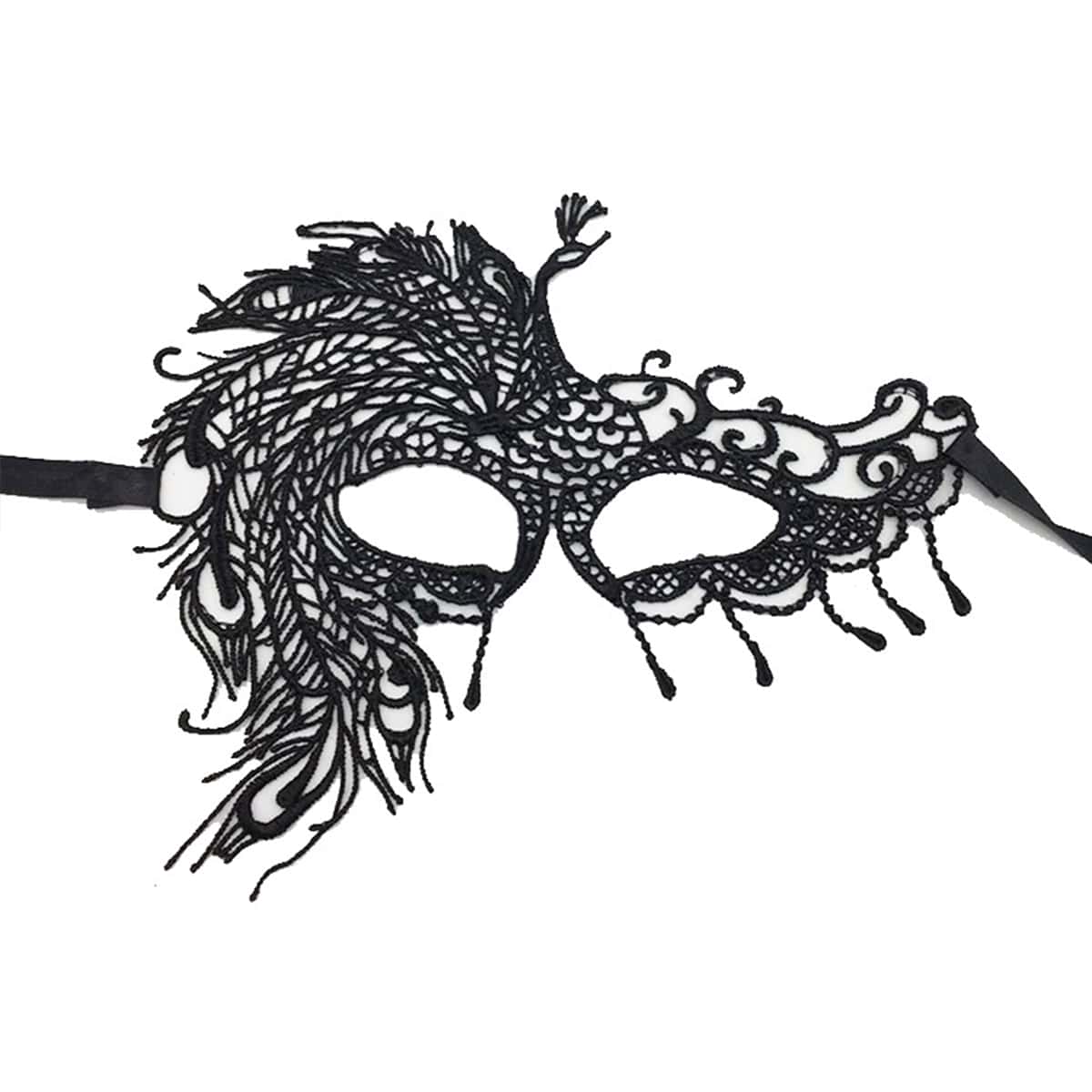

1pc Lace Masquerade Accessory, Black