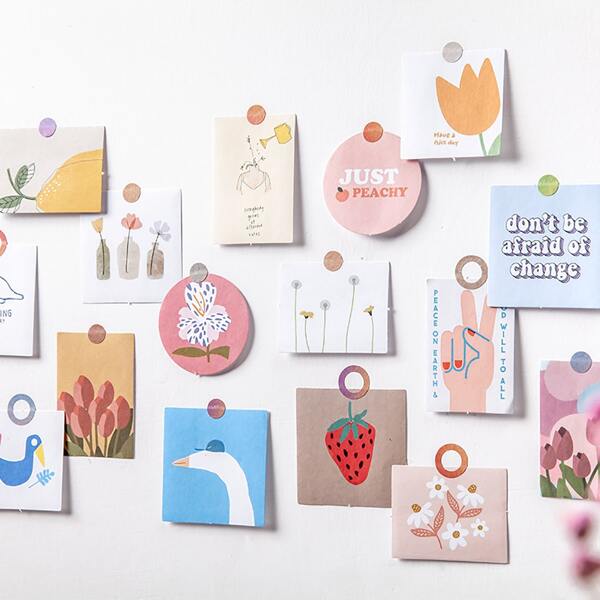 

50pcs Mixed Pattern Random Sticker, Multicolor