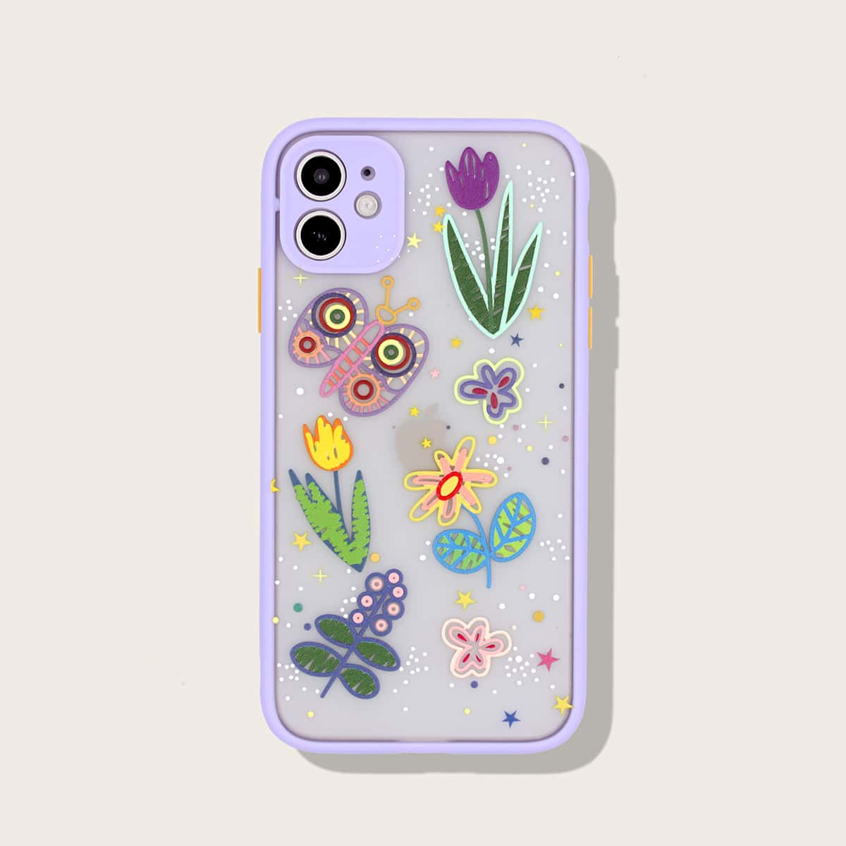 

1pc Cartoon Graphic iPhone Case, Multicolor