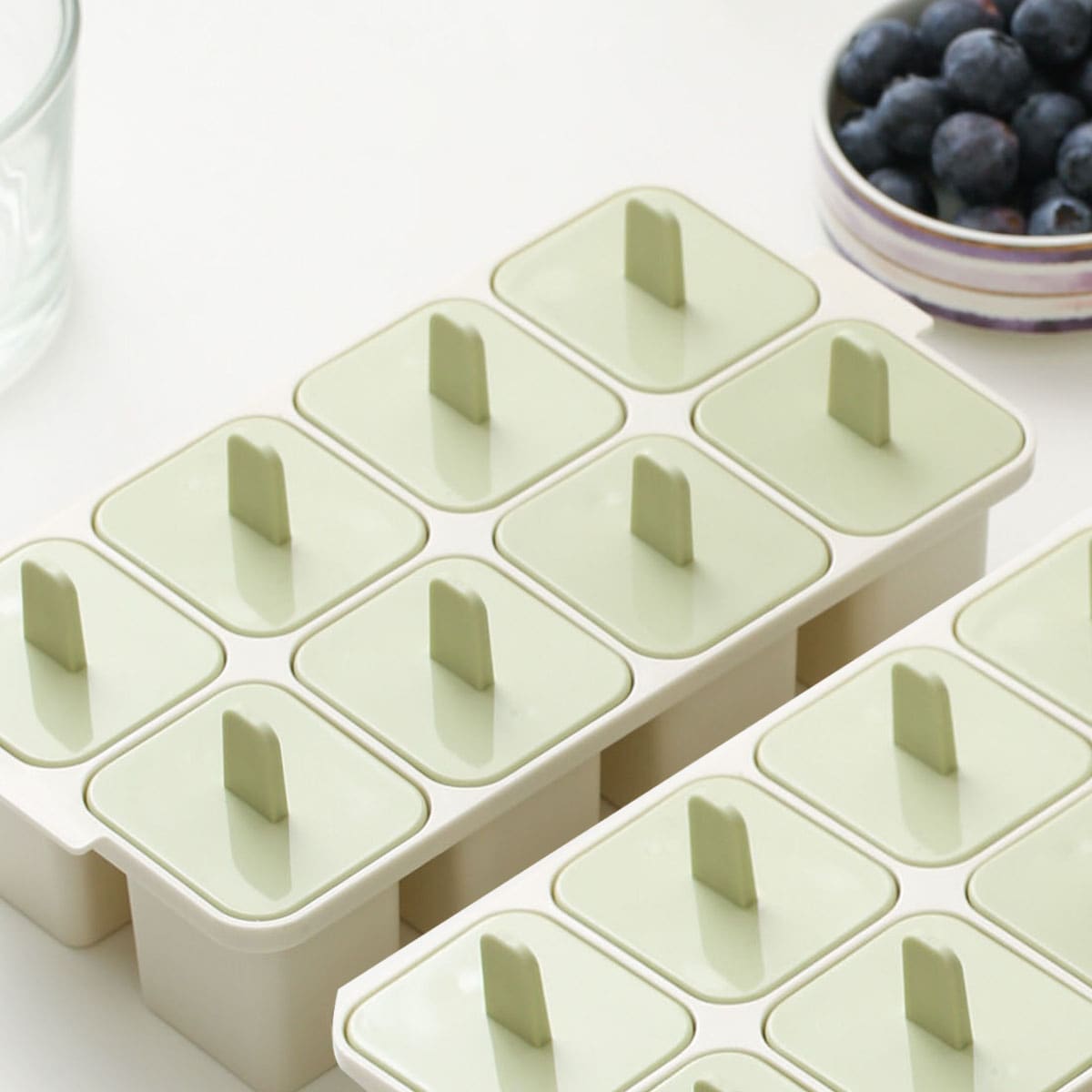 

1pc DIY Popsicle Mold, Green