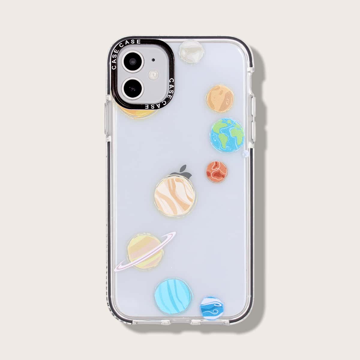

1pc Cartoon Graphic iPhone Case, Multicolor