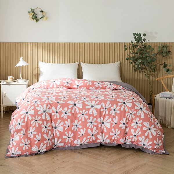 

Flower Print Duvet Cover Without Filler, Multicolor