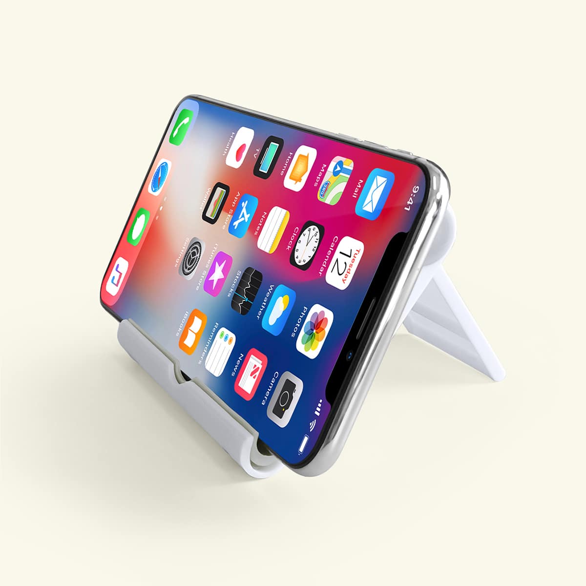 

1pc Desktop Minimalist Phone Holder, White
