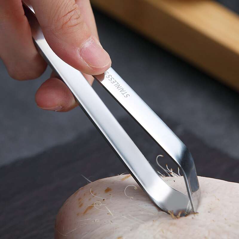 

Stainless Steel Tweezers, Silver
