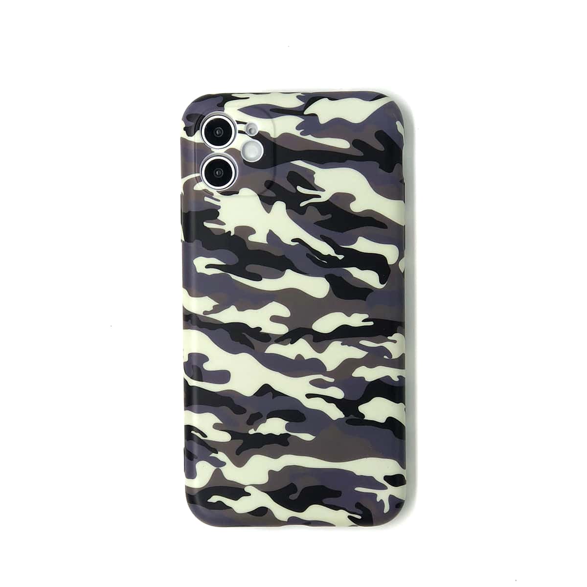 

1pc Camo Print iPhone Case, Multicolor