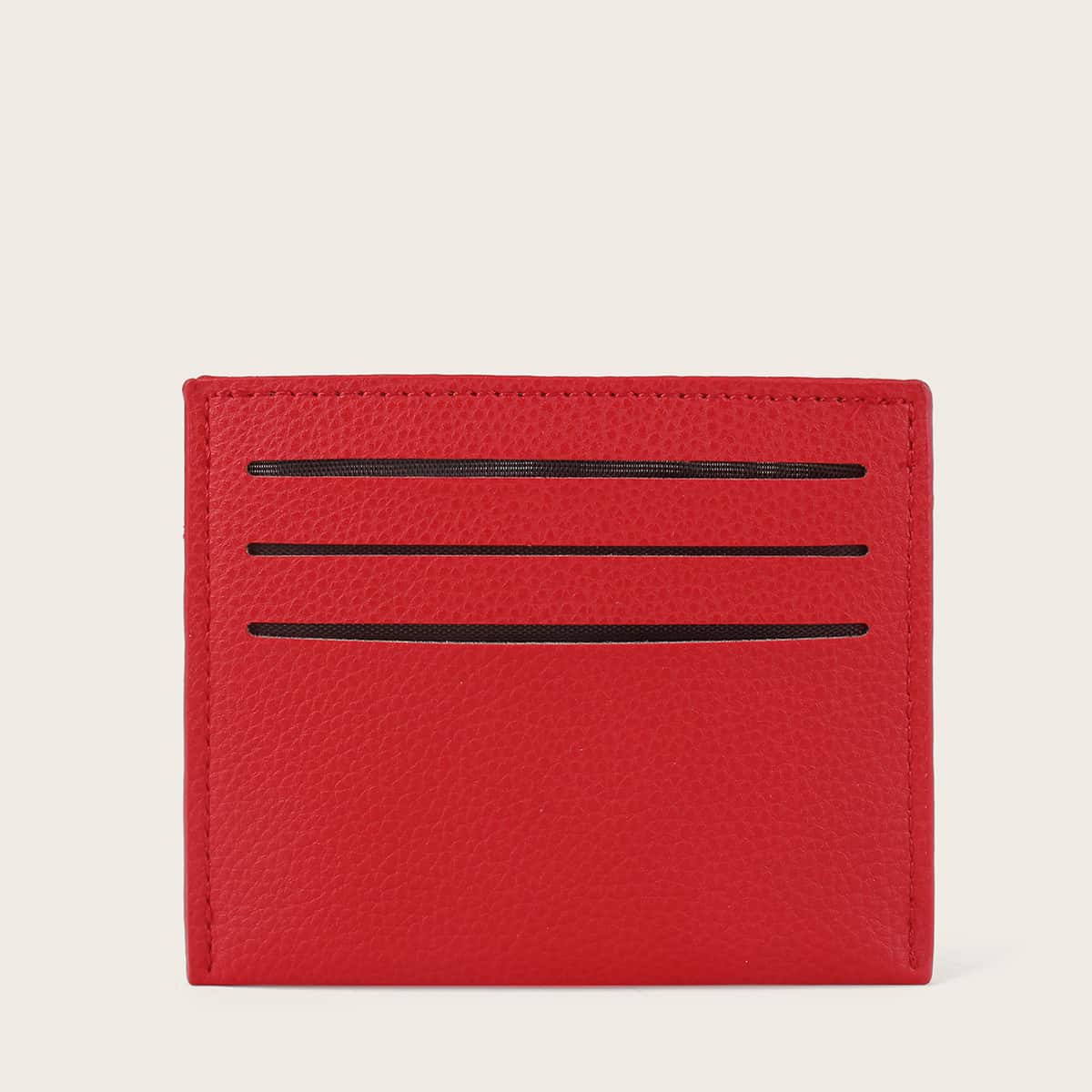

Minimalist Card Holder, Red
